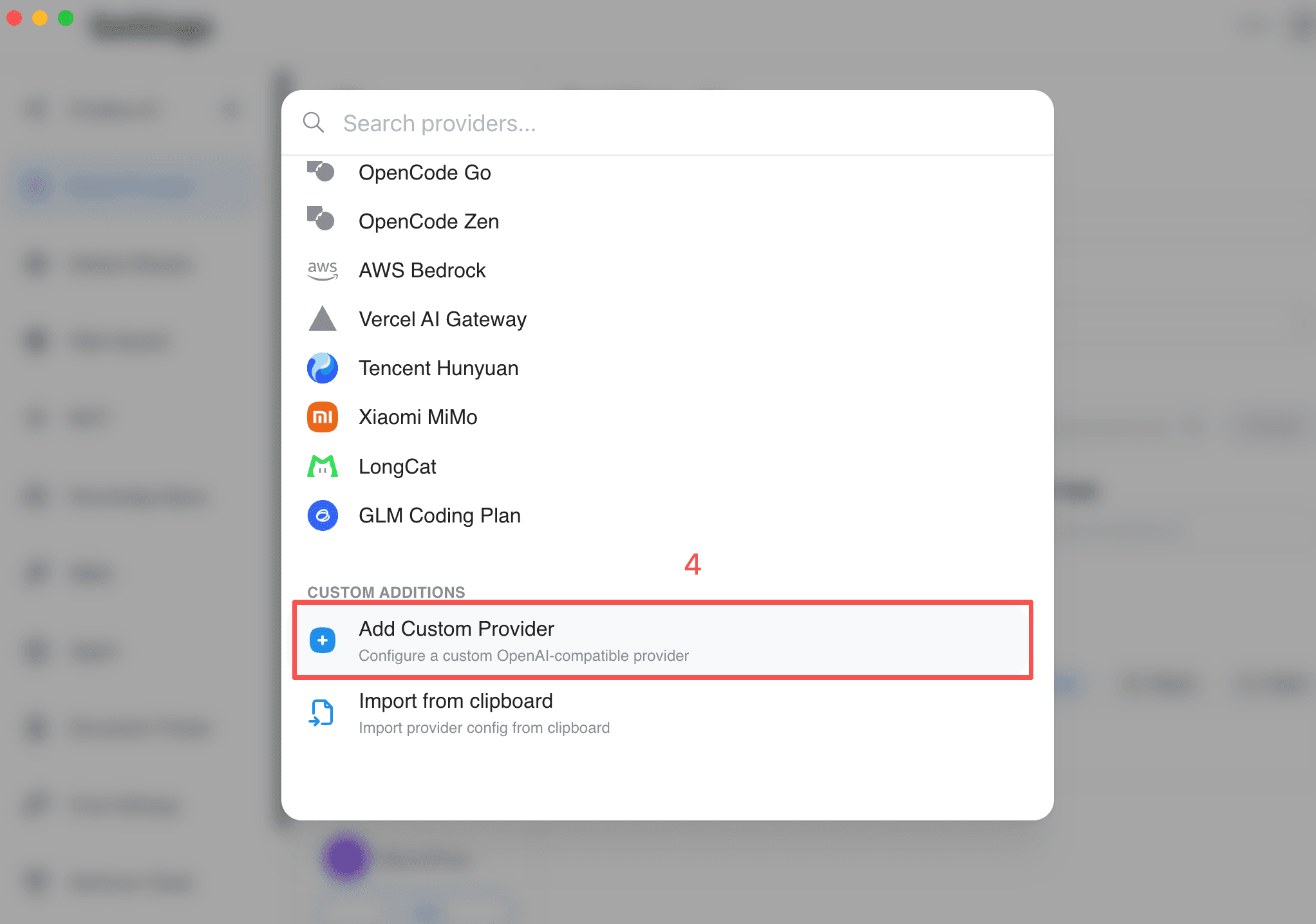 Add a custom Kimi provider (Desktop)