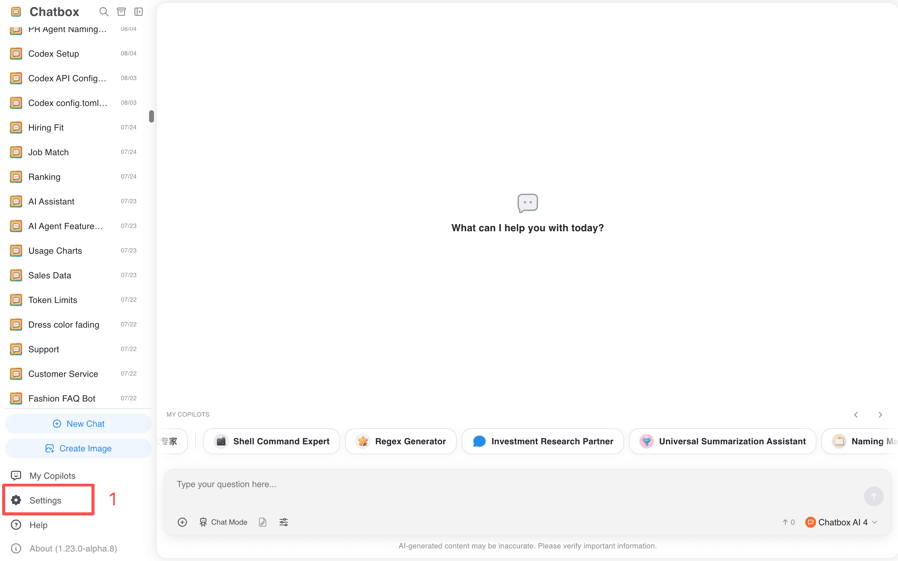 Open MiniMax provider settings (Desktop)