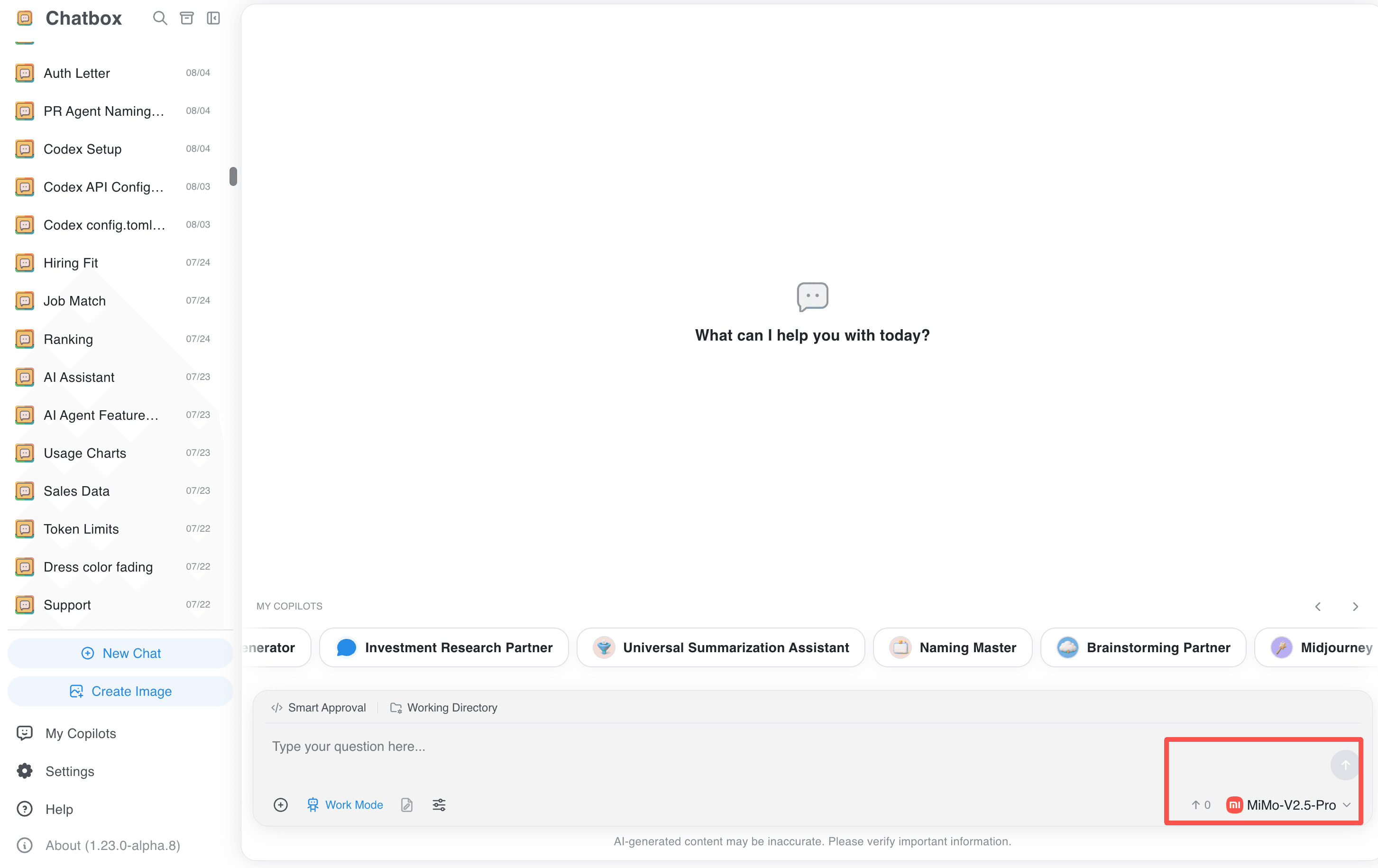 Use Xiaomi MiMo in Chatbox (Desktop)